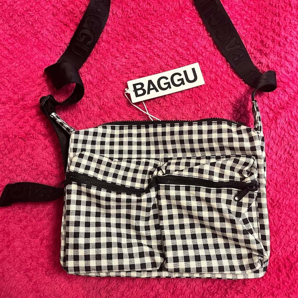 BAGGU Cargo Crossbody - Gingham